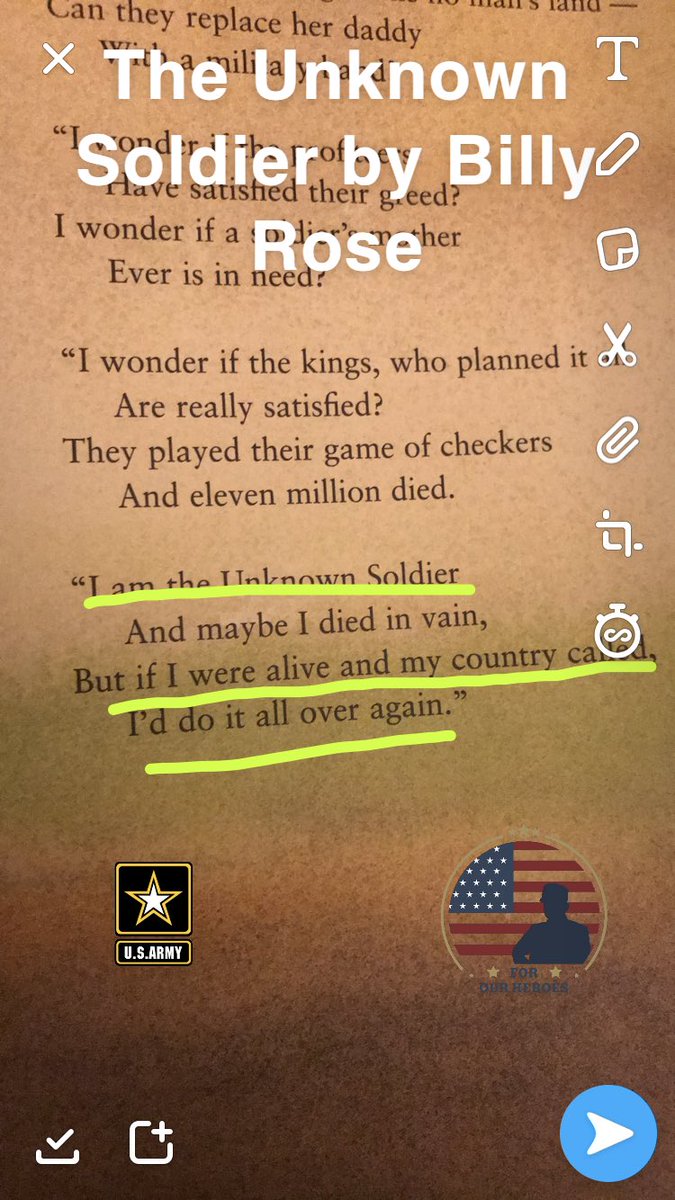 AWessies's tweet photo. April is National Poetry Month and Month of the Military Child...proud army brat #NationalPoetryMonth #MonthoftheMilitaryChild https://t.co/i4tZXJls4M