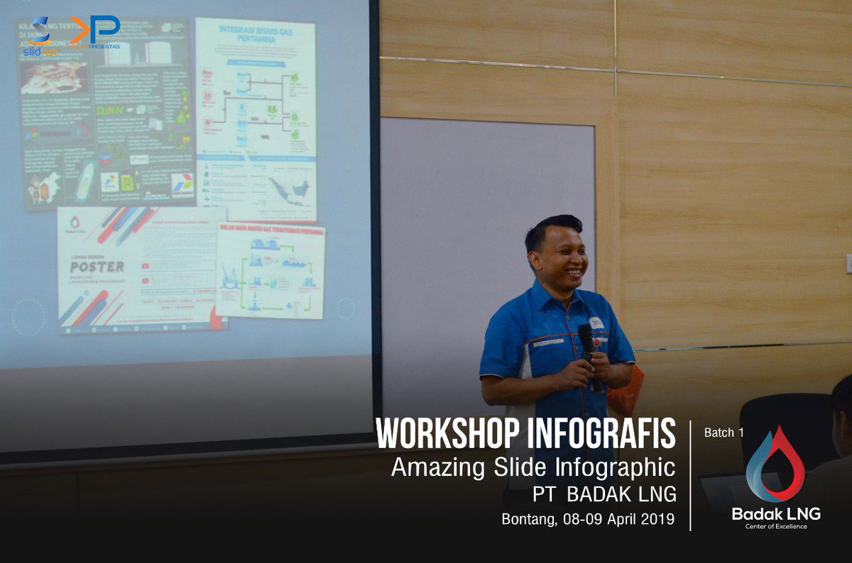 Istikumayati's tweet photo. Day-2
#WorkshopInfografis @KreasiPresentasi w/ #PTBadakLNG Bontang. Smg kerjasama tetap berlanjut.
0857 3333 0407 (Bu Isti)
https://t.co/DBSNwzoYuX
#PakarSlide #SlideDesigner #TrainingInfografis #PelatihanInfografis #DokterSlide #SlidEx #AmazingSlide #AmazingSlideInfographic https://t.co/dxwOdlifW6