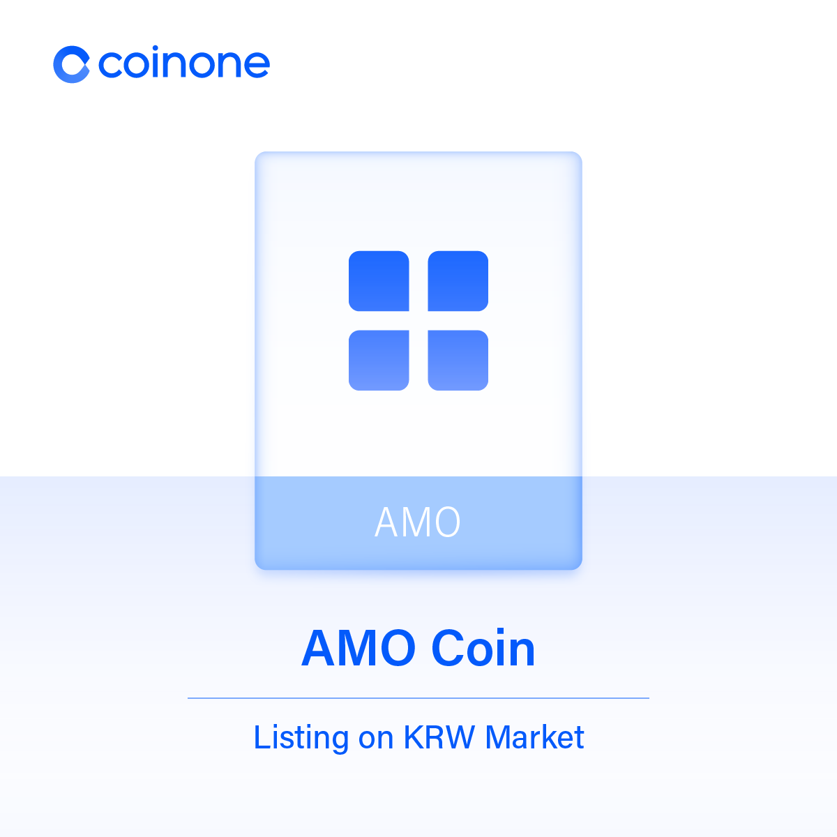 CoinoneOfficial's tweet photo. ์ค๋, ์๋ชจ์ฝ์ธ(@amoblockchain)์ ์์ฅํฉ๋๋ค.
#Amocoin will be listed on Coinone. (AMO/KRW)
๊ณต์ง์ฌํญ ํ์ธํ๊ธฐ (More details) ๐https://t.co/quKBsA4LBZ https://t.co/RjuIyTbCig