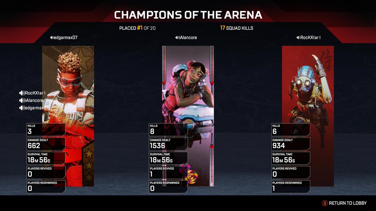 RocKXtar_L's tweet photo. Lets fucking go @ialancore edgarmax #SquadCore #ApexLegends #XboxShare https://t.co/zJ6zZeh1EG