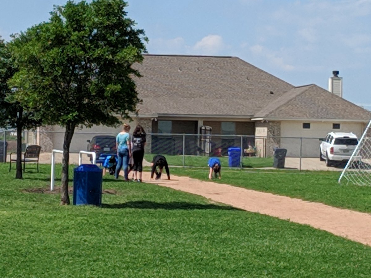 SBUDeuce's tweet photo. I know the kids are all nestled in their beds, but they were getting after it with some team building this afternoon burning off that energy they stored up due to the weekend rains!! #ourWHY #PowerOfPositivity #CSI1819 https://t.co/OilbNygtIL