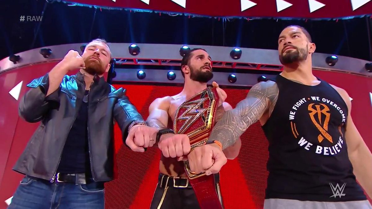 The Shield Reunites After Wwe Raw Dean Ambrose Takes A Bow Roman