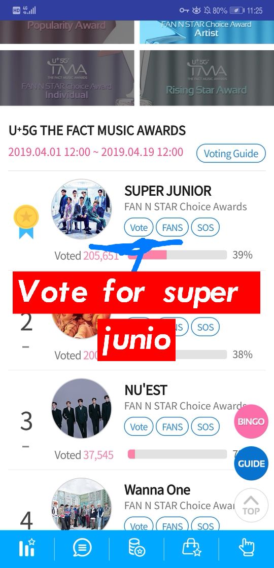 Milicen53918612's tweet photo. 🏆The Fact Music Awards🏆
ELF, Please Help C-ELF massive vote for Super junior on The Fact Music Awards "FAN N STAR Choice AWARDS
Notice:remember that One device can only use one account to vote, otherwise the vote will be annulled." https://t.co/xDsUaEieHz

#SUPERJUNIOR https://t.co/thm5lVCBMQ
