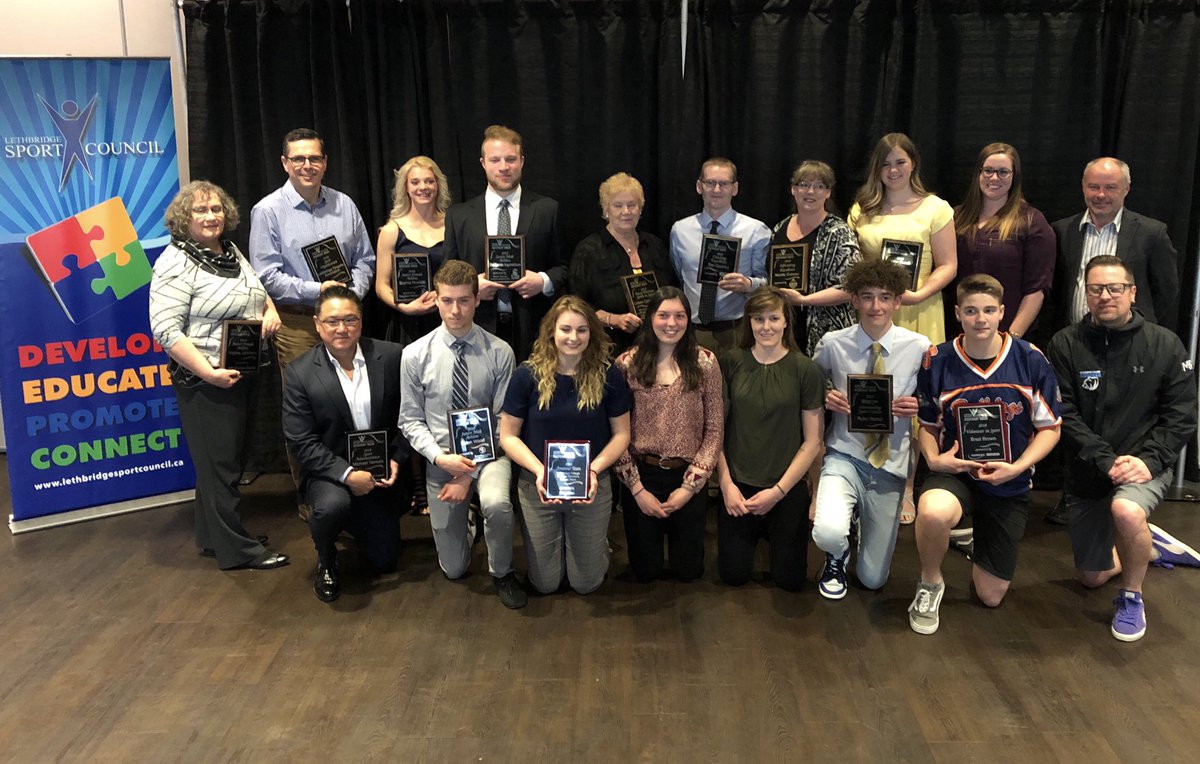 LethbridgeSport's tweet photo. Congratulations to all of our award recipients this evening! Our city is a better place thanks to all of you! #LSCAA https://t.co/Ei73HlEL6R