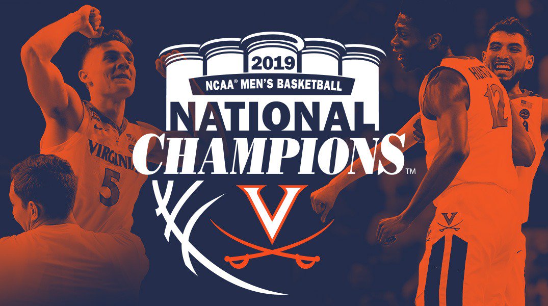 VirginiaSports's tweet image. NATIONAL CHAMPIONS!!!!
@UVAMensHoops IS THE 2⃣0⃣1⃣9⃣ NATIONAL CHAMPS!!!
#GOHOOS #NationalChampionship 🔶🔷