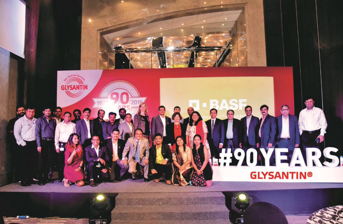 BASF's tweet image. The world’s first #EngineCoolant, Glysantin® is 90 years old &amp;amp; going strong! Hot, humid weather in India is creating increased demand for premium engine coolants. We celebrated the occasion with 35 distributors &amp;amp; automotive manufacturers at an event in Mumbai. #WeCreateChemistry