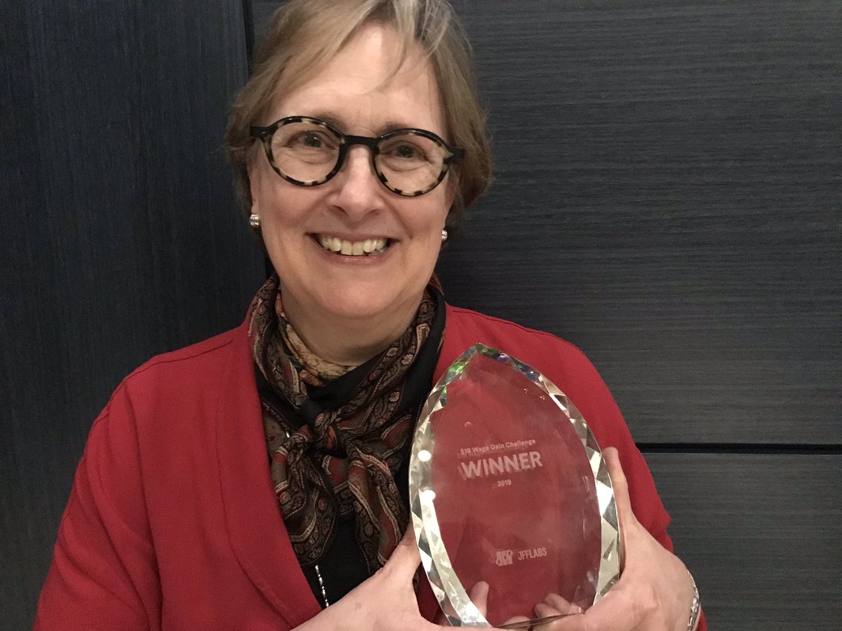 I always knew <a href="/DisruptPoverty/">Economic Mobility Pathways (EMPath)</a> was a winner, but it is so wonderful to be recognized in the Billion Dollar Wage Gain Challenge! Way to go @BethBabcock1