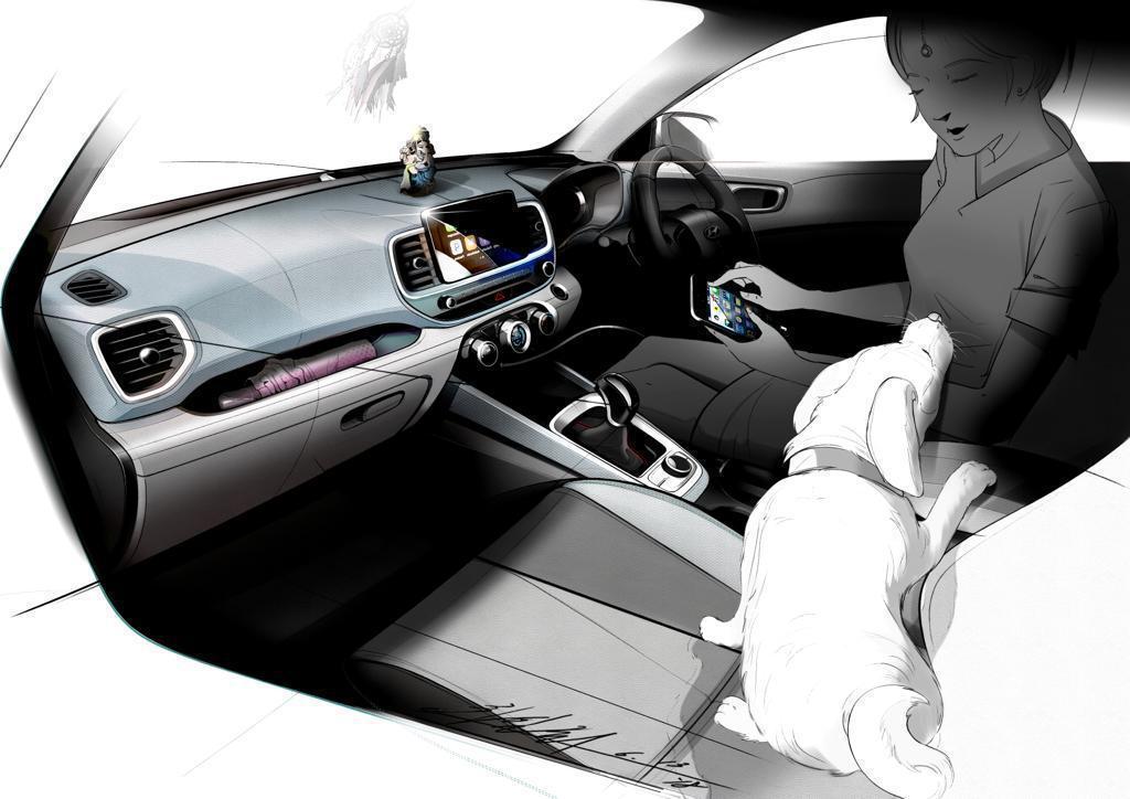 sid06's tweet photo. #DesignSketch #RenderImage #HyundaiVENUE India's First Connected SUV @ravis3010 @vanand81 https://t.co/UsFemWzQu1
