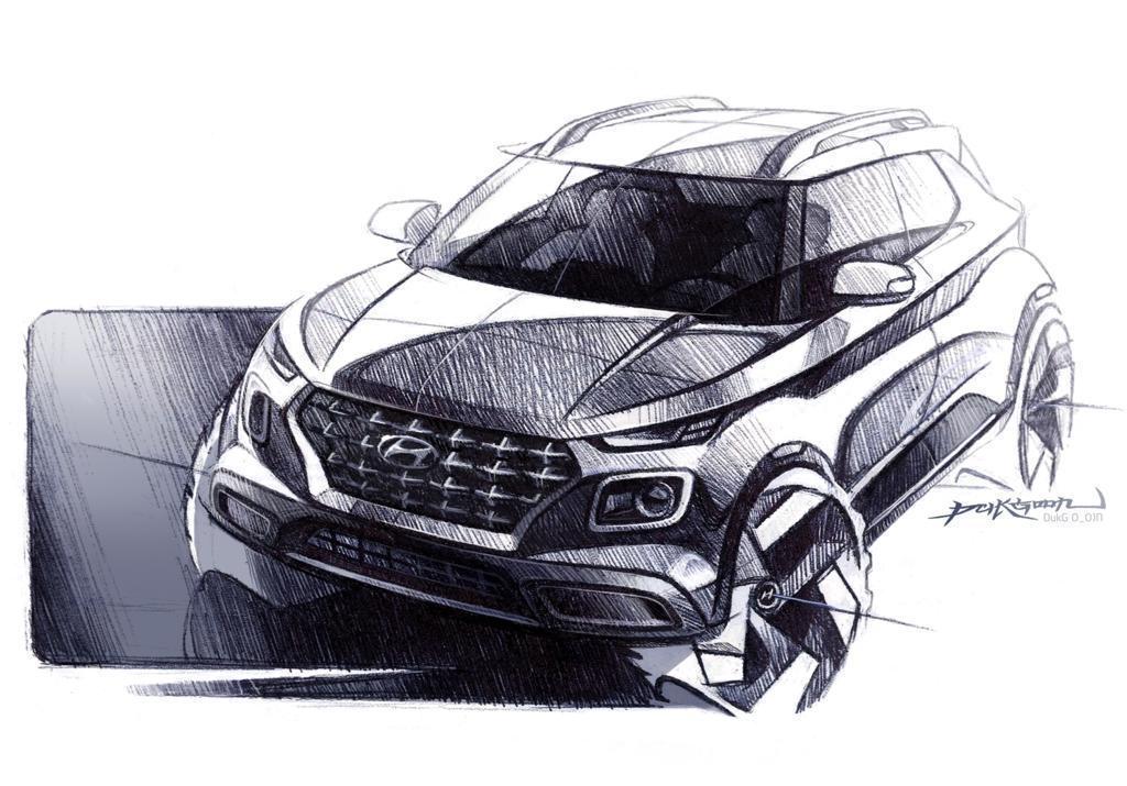 sid06's tweet photo. #DesignSketch #RenderImage #HyundaiVENUE India's First Connected SUV @ravis3010 @vanand81 https://t.co/UsFemWzQu1