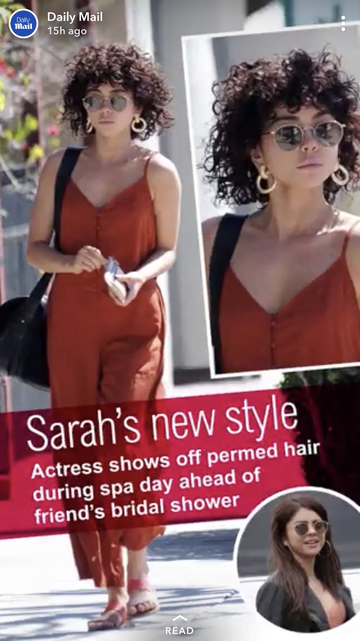 Modern Family star Sarah Hyland responds to being trolled for her naturally  curly hair - 9Style