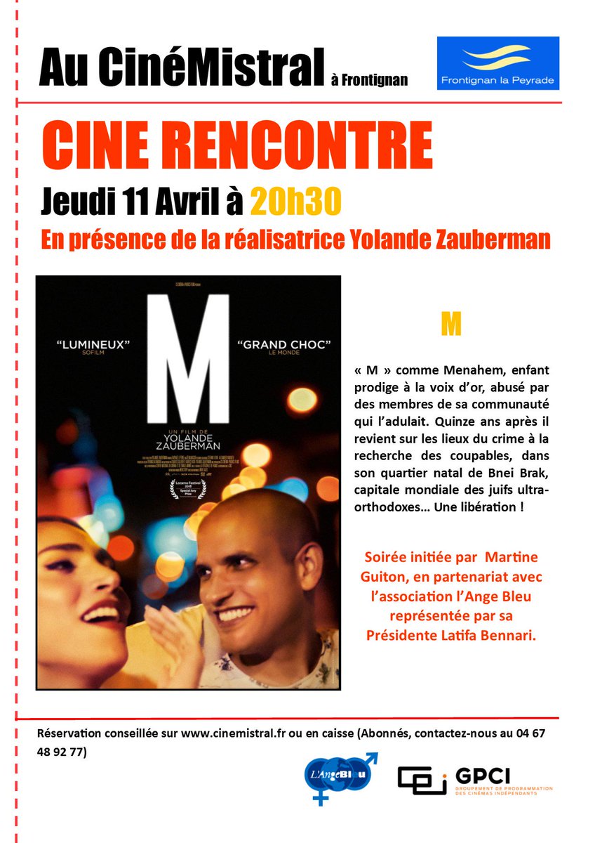 La soirée à ne pas rater au CinéMistral ! #M #ylolandezauberman #newstory  #Menahemlang