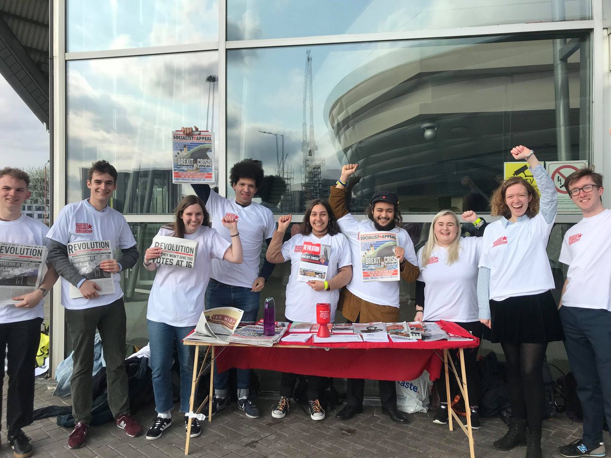 Marxist student delegates, fighting for radical socialist policies at NUS conference this year! #NUSConference #NUSNC19