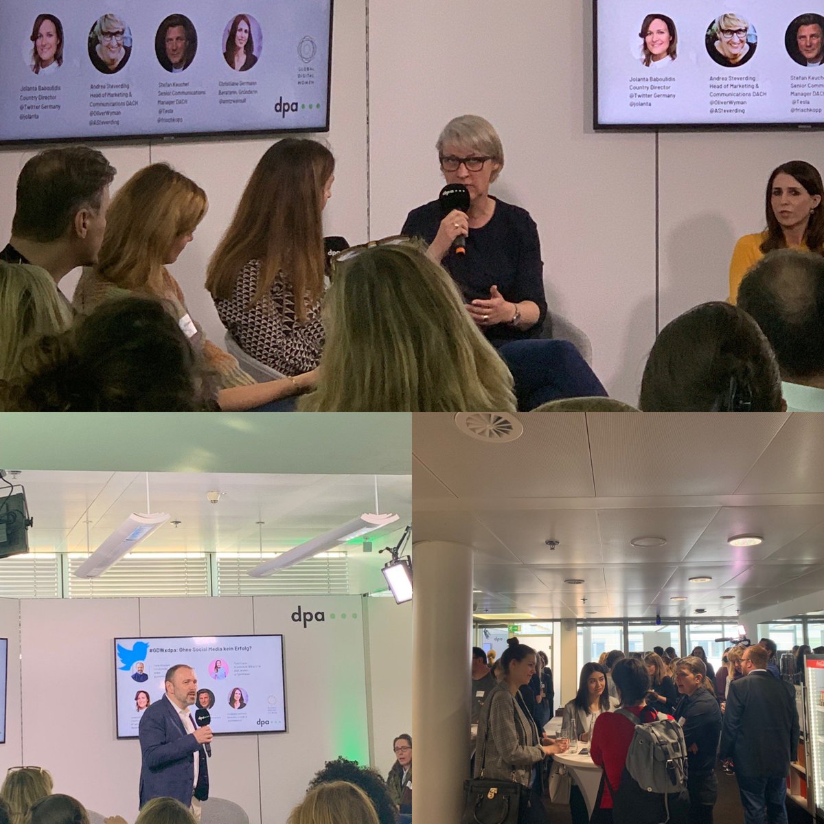 Spannendes Panel zu #CorporateInfluencer: Influencing ist viel Arbeit &amp; die Unternehmen brauchen auch irgendwann eine/n Sozial Media Beauftragte/n! #GDWxdpa #InfluencerMarketing #SocialMedia #Berlin