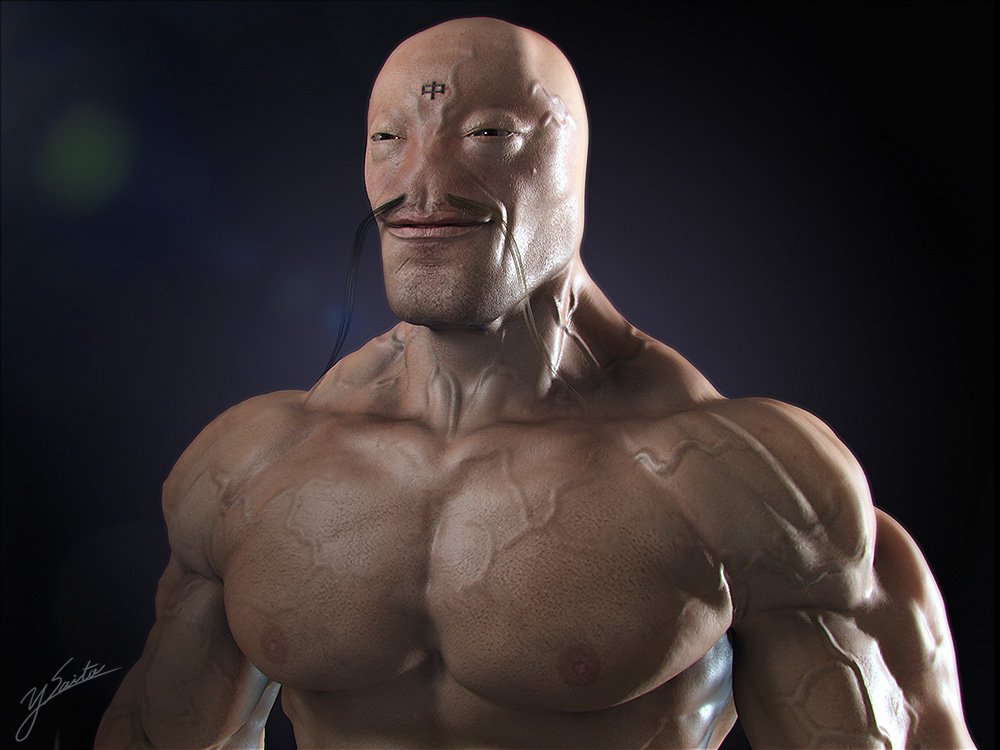 斉藤幸延 Yoshinobu Saito 在 Twitter 上 我ながら渋い リアルラーメンマンイラストとの比較 立体の方が表現がマイルドになってちょうど良いかも T Co Bgs9ze44fp Twitter