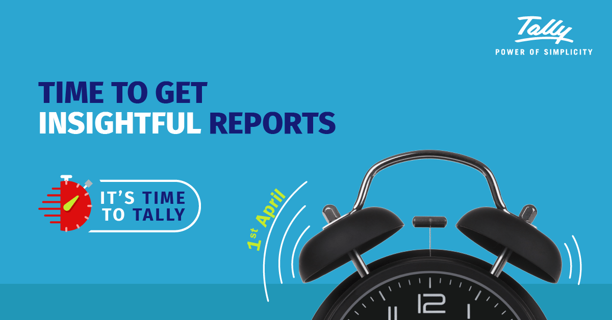 tallysolutions's tweet photo. Lack of actionable reports hampering the growth of your business?
It's Time To Tally!
Digitise your business right from the beginning of the new financial year ➡ https://t.co/R2XyJvcft4
#ItsTimeToTally #SME #SMEs https://t.co/wCYE1n4fwn