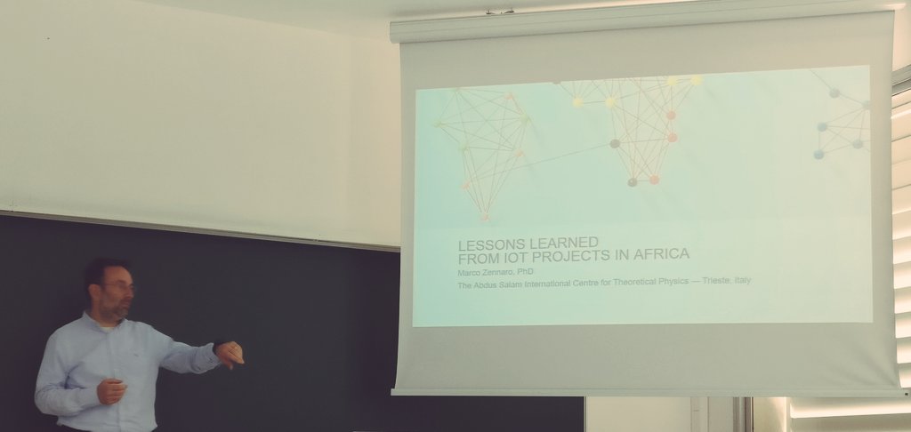 LORIOTio's tweet image. #IoT4D - #InternetOfThings for Developing Countries. @marcozennaro tells his experience with #IoT in #Africa.

Great start for the #IoTDay #Valencia!