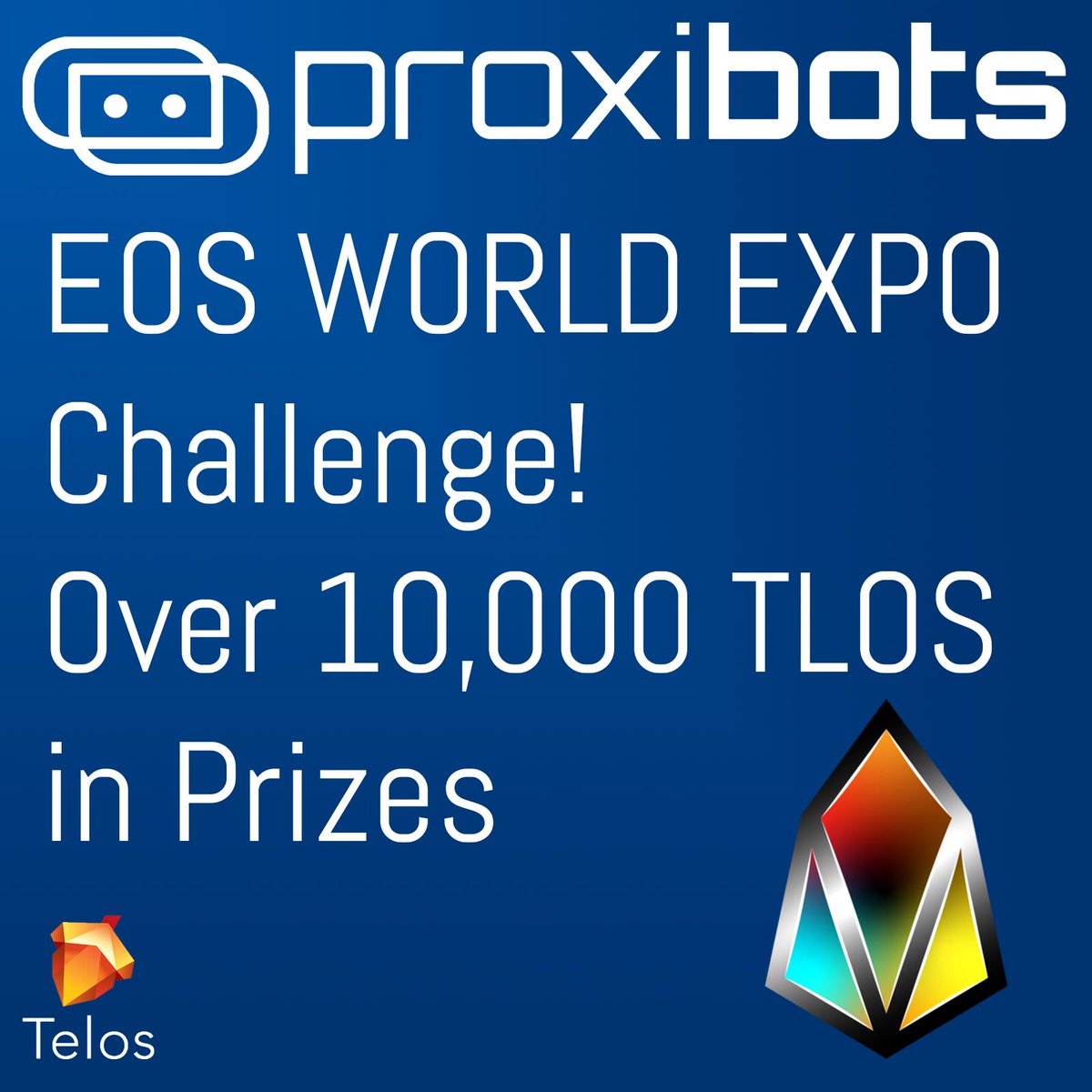 proxibots's tweet photo. Come and set your score on the https://t.co/7CvL432KVw challenge. Over 10K TLOS in prizes for the EOS World Expo @EosWorldExpo @HelloTelos @builtoneosio @infinitybloc #Telos https://t.co/2pBDx2Am0G