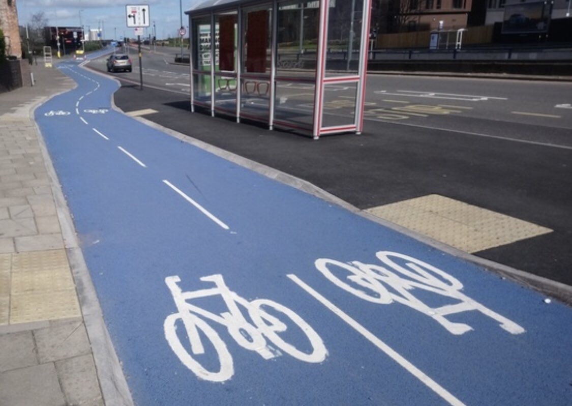 WaseemZaffar's tweet image. #Birmingham #Cycle Revolution A34 cycle route OPEN!

It’s bold, it’s blue, it’s the new traffic-free cycle route along the A34 between Birmingham city centre and Heathfield Road in #Lozells. And it's now largely OPEN, so why not give it a go? #BCR #Cycling
