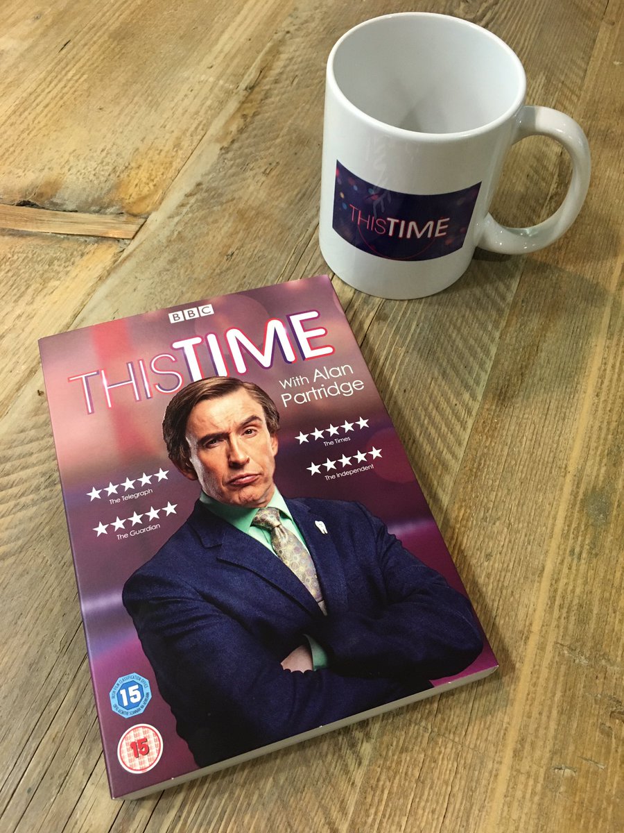 Monkey Tennis is your premium Alan Partridge podcast, with 70+ episodes dissecting &amp; celebrating Alan's output • Find us here 👉 smarturl.it/MonkeyTennis • We have 5 x This Time DVD &amp; mug combination packs, signed by Steve Coogan, to give away! To enter follow + RT by Mon 15 Apr