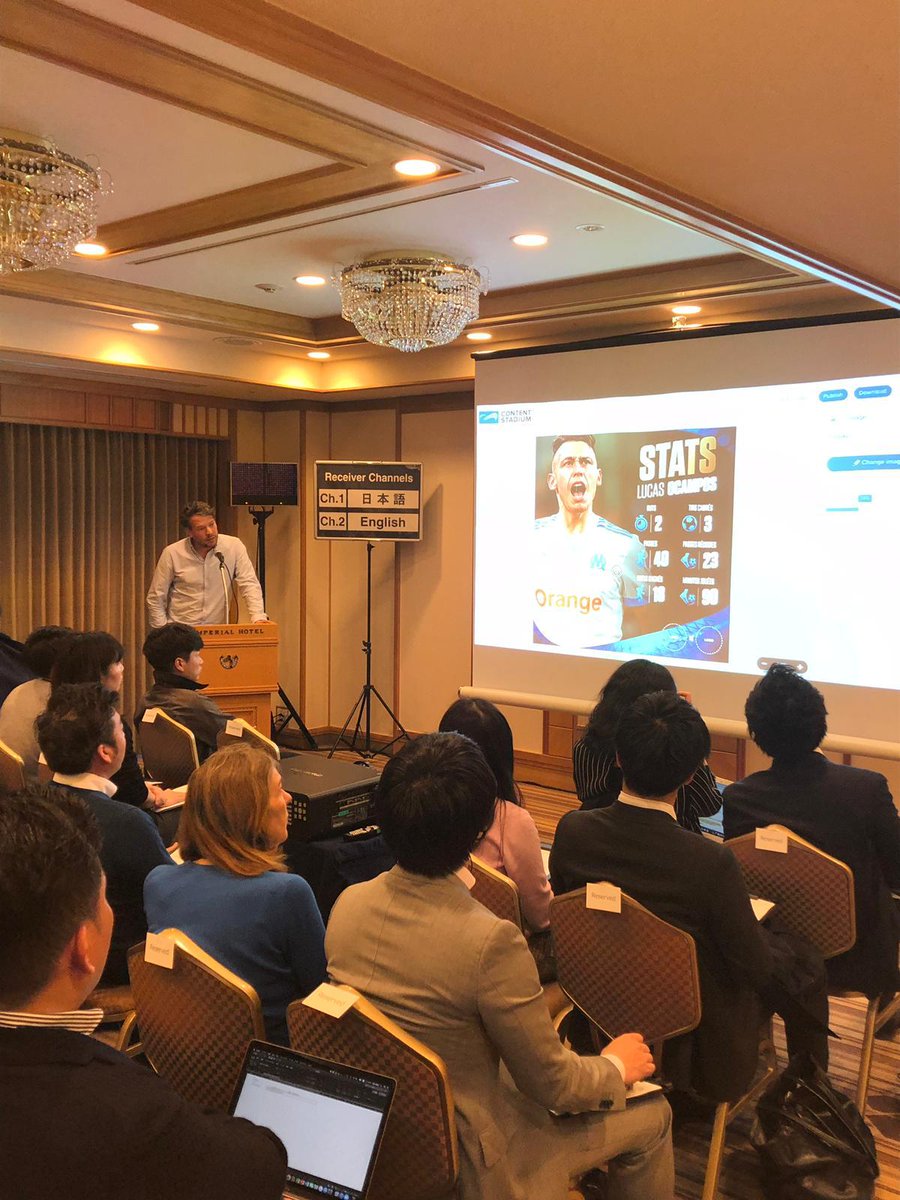 ContentStadium's tweet photo. We are thrilled to be pitching Content Stadium at @sportstechtokyo!
#ContentStadium #STTKICKOFF #SociosSports https://t.co/p9nDwpT8rK
