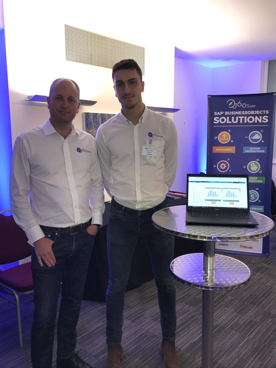 360Suite's tweet photo. Our @pat_perrier and Sacha Tassart are live from London at the UKISUG Analytics Symposium! Looking forward to hearing about Howden's #BI journey #AnalyticsSymp https://t.co/k38ZTnONN3