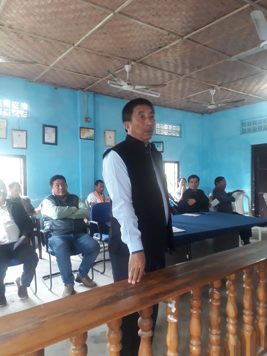 bjp4dimapur's tweet photo. *PDA Electn Campaign &amp; Coordinatn Meetng* BJP 4th Ghaspani-I Mandal* 9th April 2019 in the presnce of Hon'ble Minister 4 PHED, GoN, Shri.Jacob Zhimomi &amp; PDA consnsus candidte Shri.Tokheho Yepthomi,Offce Bearers of BJP &amp; NDPP, GBs&amp; Public Leadrs 4 the upcming Lok Sabha Electn 2019 https://t.co/V2KHV58q5M
