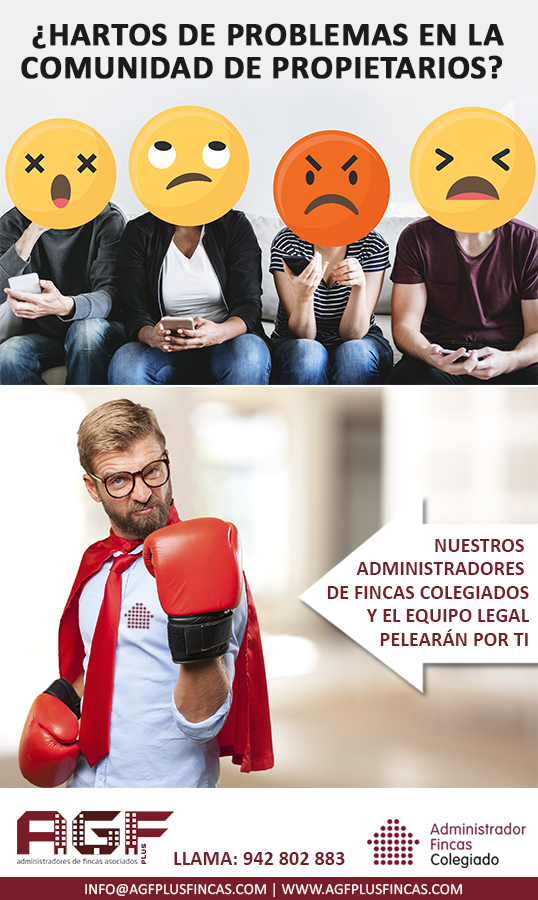 AgfPlus's tweet photo. ¿Tenéis problemas en la #comunidad?  Impagos, reformas, reclamaciones al seguro... En AGF nos encargamos de  todo vosotros. Con nuestro equipo técnico y nuestro equipo legal, no  tendréis que preocuparos por nada. #FelizMartes #AFcolegiados #AFCantabria #PymesUnidas #inmobiliaria https://t.co/wP4PeBdkQa