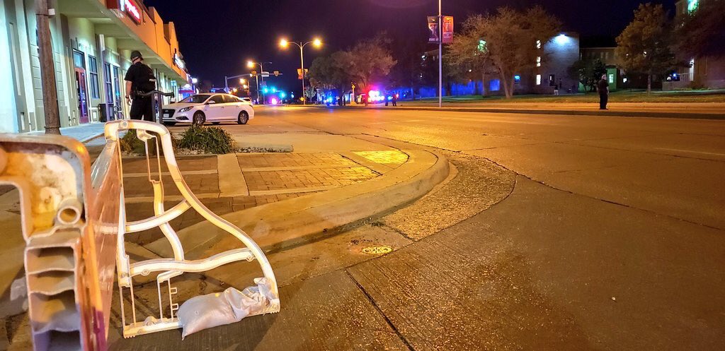 TexasTechProb's tweet image. Cops really blocked off broadway