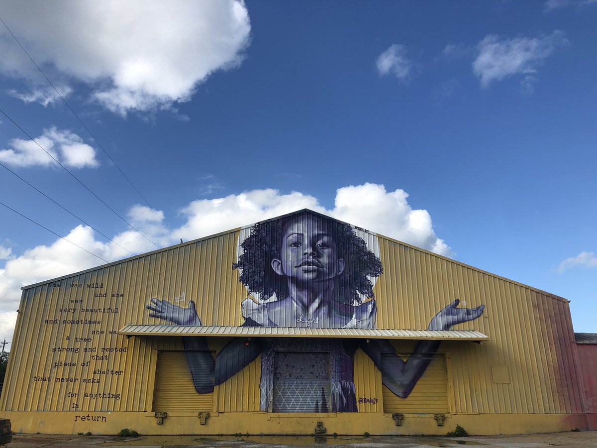jlynnro's tweet photo. "Strong and rooted.." #BMIKE2C #murals in New Orleans, LA https://t.co/XbbbSctaMt