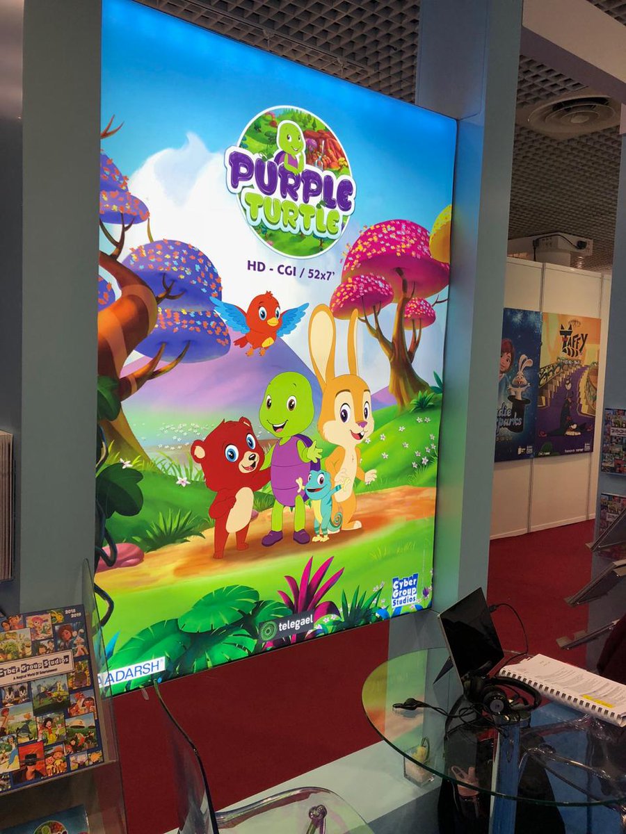 Meet Purple Turtle at Cyber Group Studios booth #R7D22 from Monday April 8th to Thursday April 11th. 
We are looking forward to seeing you soon!

MIP Markets Palais des Festivals, Cannes 
#ProfessionalEvents #broadcasters #producers #work #cinema #series #videoGames #cannes