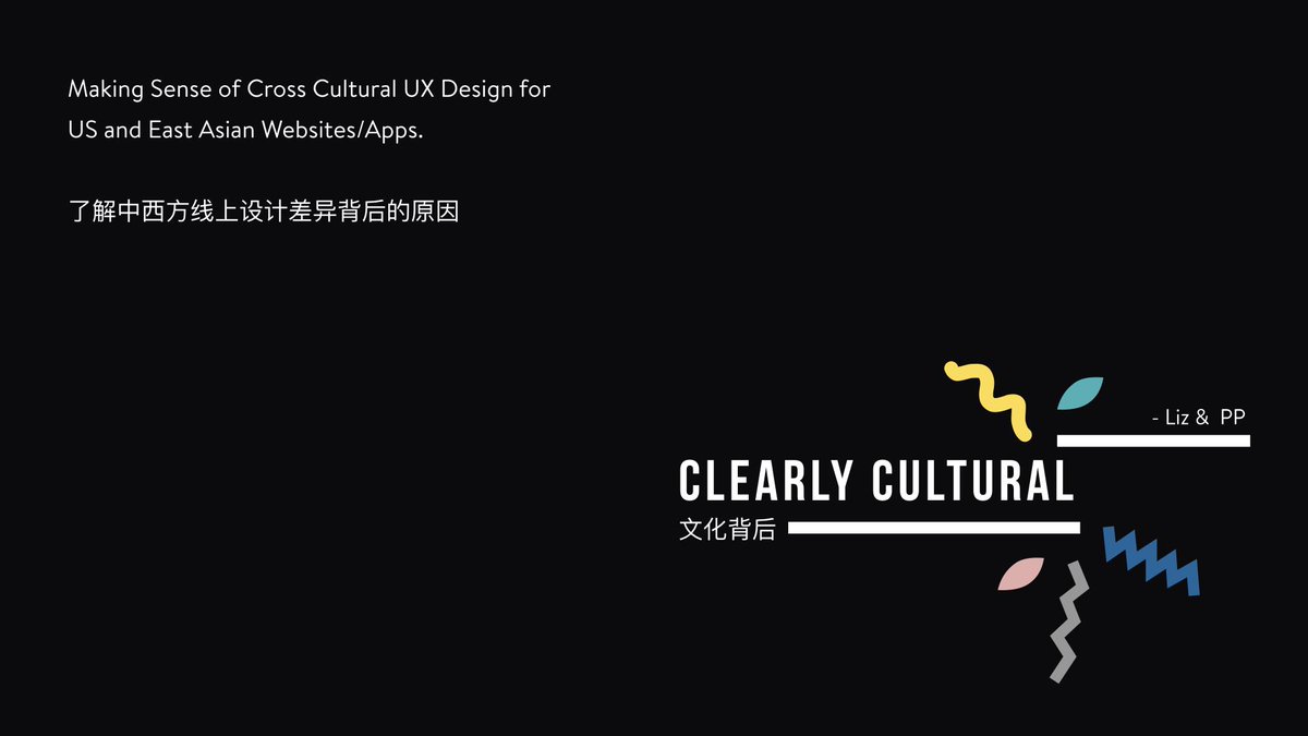 praty_pp's tweet image. This slide-deck discusses and rationalizes how culture impacts the web/mobile designs for the US and East Asian websites/apps. slideshare.net/pratyushpandab…

#design #ux #culture #culture_design #workshop