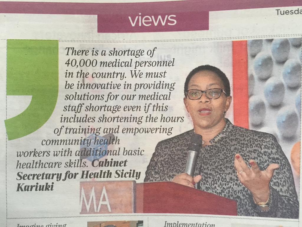 drthuranira's tweet photo. Poor Medicine for Poor People.
We were against community health workers they went against our advise. Now they want to shorten their study duration.
@MOH_Kenya @SicilyKariuki @DrMercyKorir 

Poor Medicine for Poor People. https://t.co/3eRw9LJ6gR