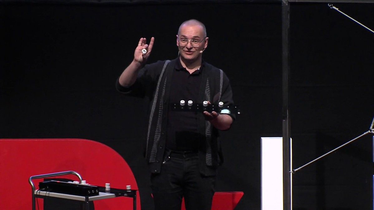 With the help of micro-controllers, sensors and computer programming, everyone is given the opportunity to create objects and music machines according to their own ideas. Fascinating instruments on the #tedxlinz stage, Jens Vetter. 💪 buff.ly/2U88U2K