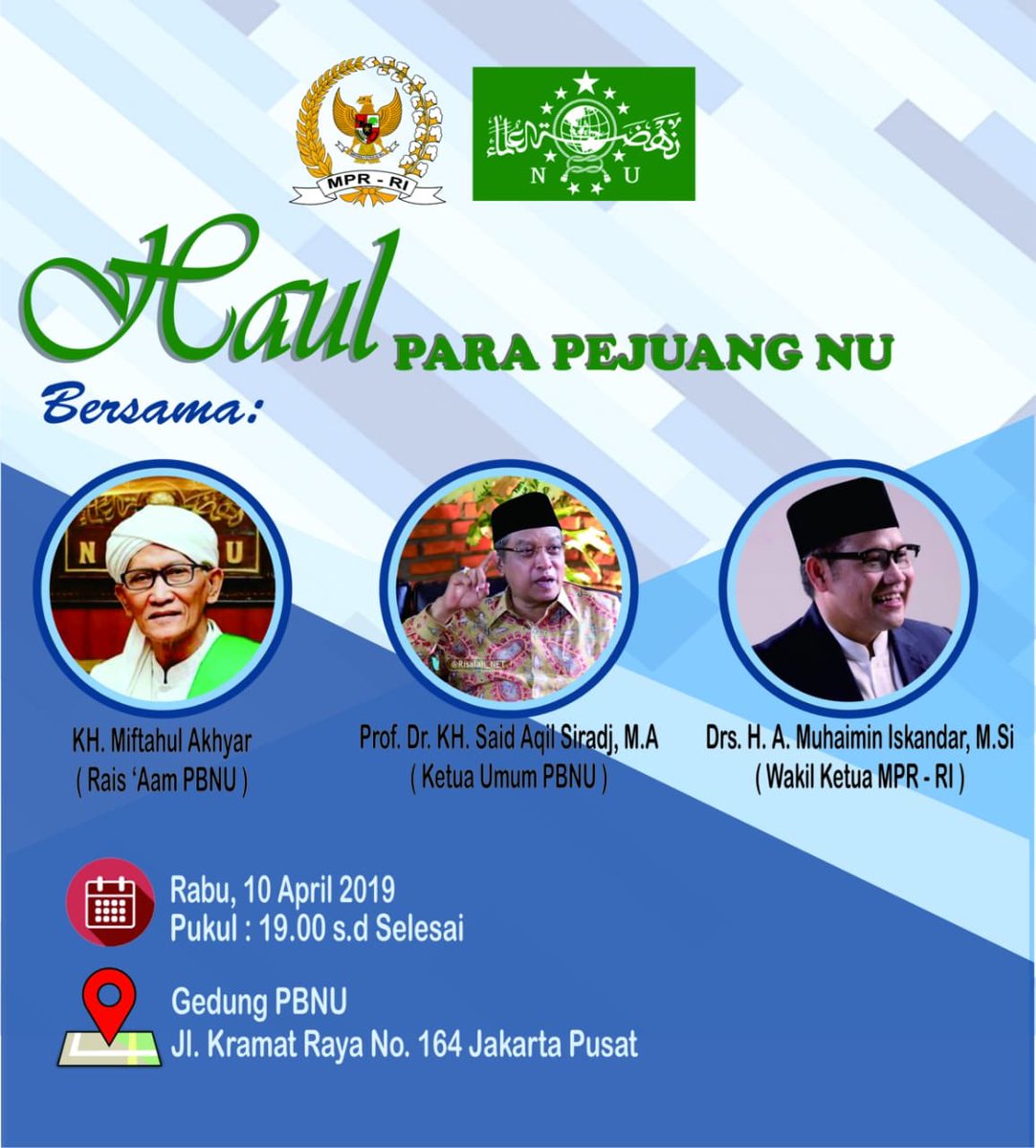 cakimiNOW's tweet photo. HAUL Berdoa untuk para pejuang NU, meneladani dan meneruskan para pejuang NU, terutama #pejuangtakdikenal , Alfatihah buat para pejuang NU di kampung-kampung, meskipun tak dikenal.Besok malam jangan lupa Haul buat Kyai Imron Hamzah, Pak Abduh Paddare, Mas Slamet Efendi Yusuf, Dll https://t.co/9yeHG8LVnh
