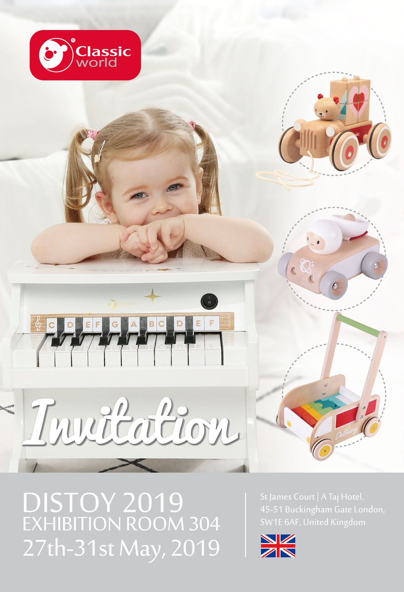 thierryshead's tweet photo. Are you coming to #Distoy ? Classic World are exhibiting there for the first time. We are great to work with, have fantastic products, have stock and low MOQ Make an appointment to come to our showroom #Toys #Toyindustry #toybusiness https://t.co/FfYWCK8gRq