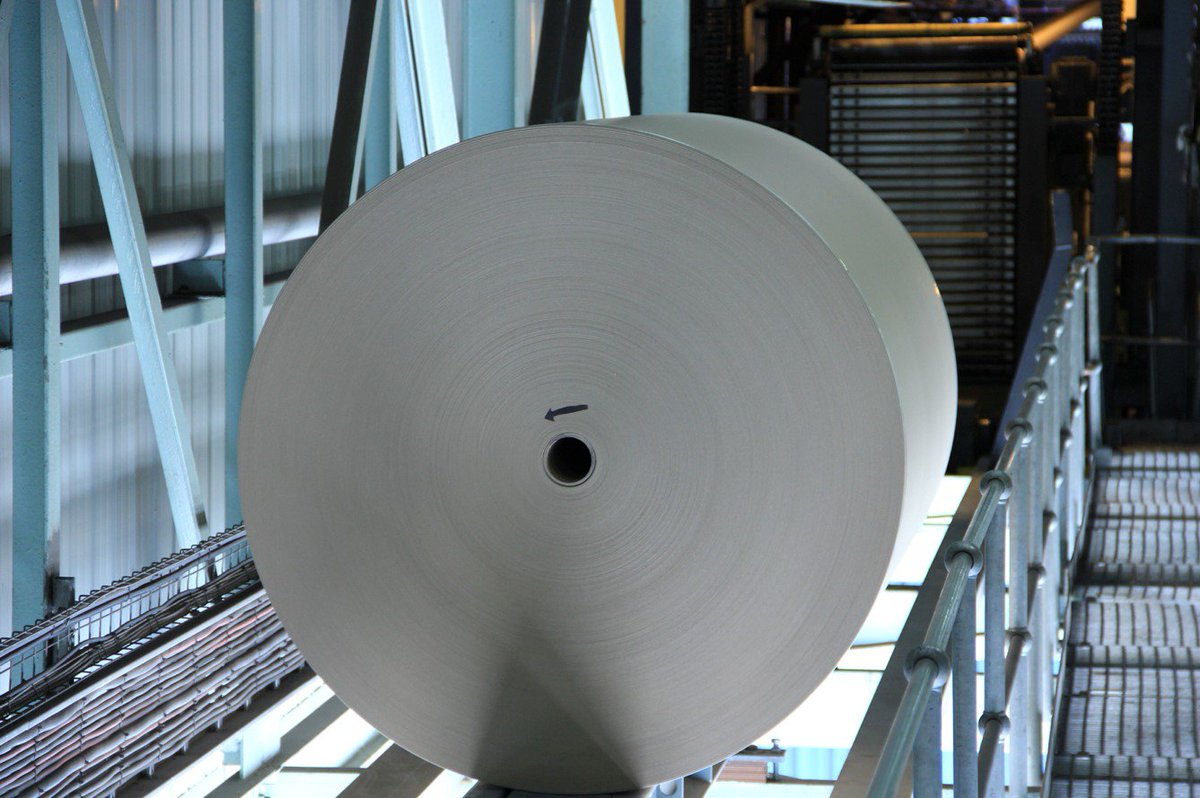 pamsaofficial's tweet photo. Can you guess how many metres of paper are on this jumbo reel?
Photo Cred: Neopak
#ThePaperStory #Paper #Packaging #TechTuesday #RecycledPaper #PaperMill #Paperstuff #Recycling https://t.co/CQVRnSInqT
