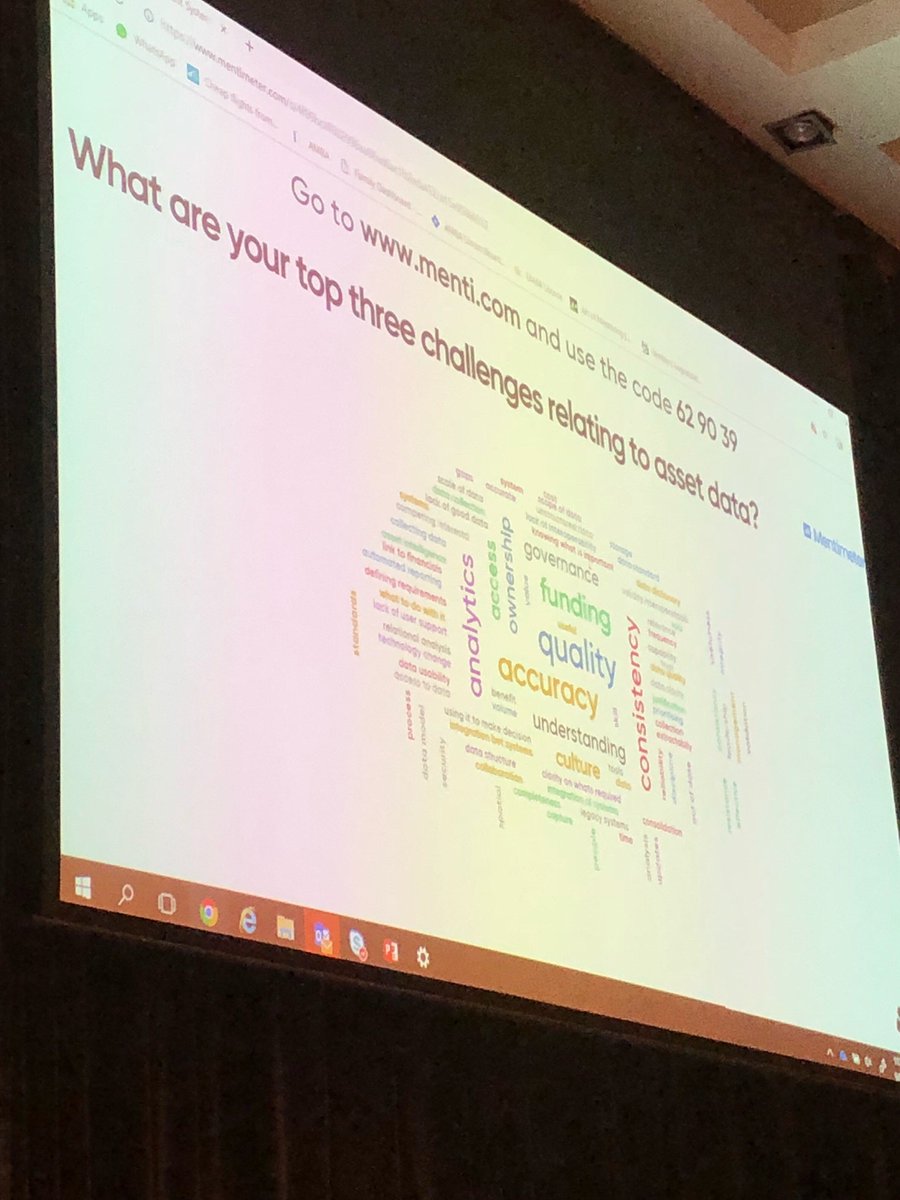 <a href="/Julian_Watts/">Julian Watts</a> &amp; Jane Agnew from our team work-shopping the Asset Data Management System at #AMPEAK this morning. #AssetManagement <a href="/AMCouncil/">AMCouncil</a>