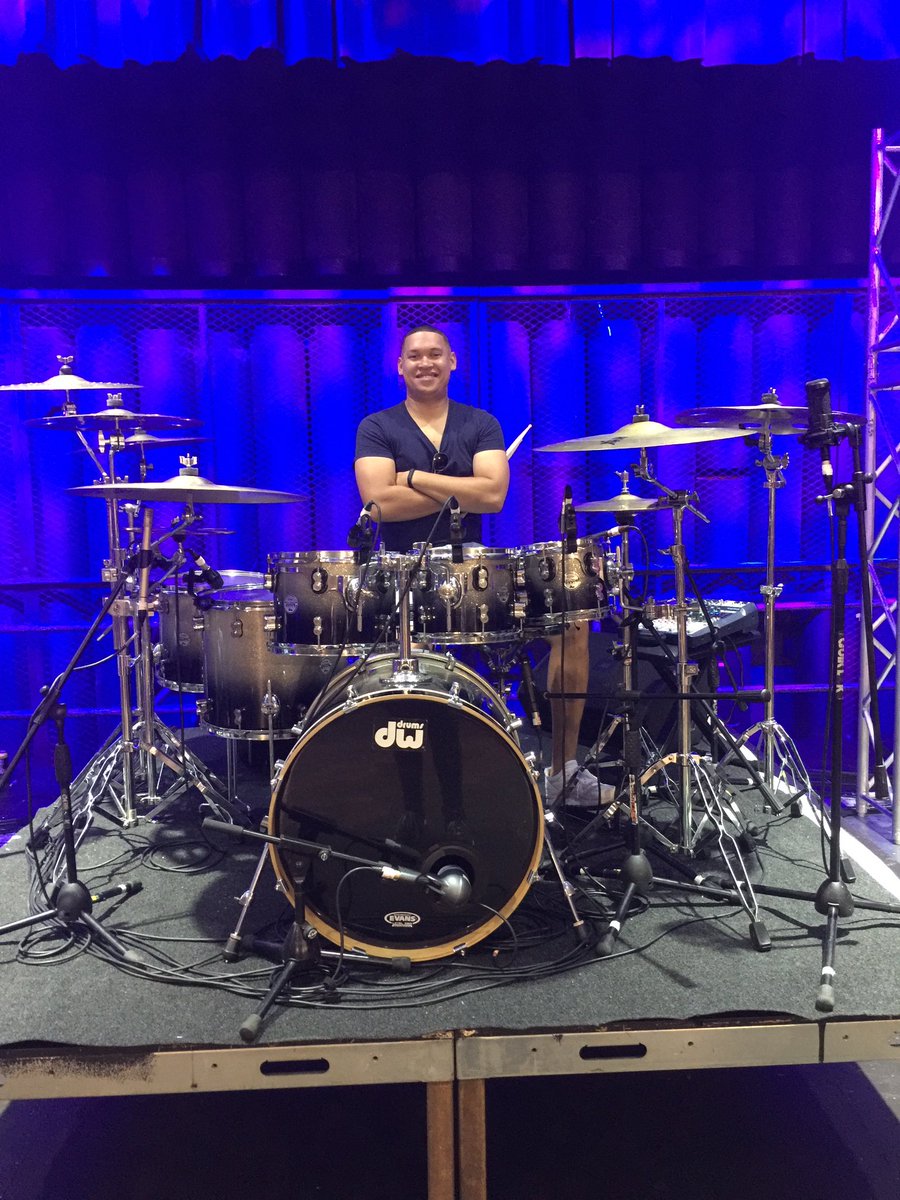 Blessed to be apart of these amazing drum companies 🙌🏼 <a href="/dwdrums/">Drum Workshop, Inc.</a> <a href="/VaterDrumsticks/">Vater Drumsticks</a> <a href="/SABIAN_Cymbals/">SABIAN Cymbals</a> <a href="/EvansDrumheads/">EVANS Drumheads</a>  #all4onetour #blessed