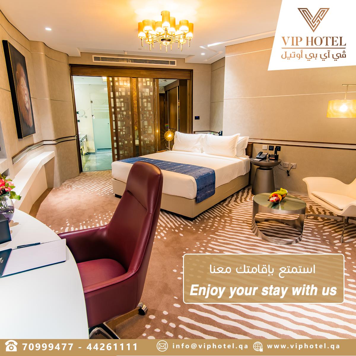 VIPHotelDoha1's tweet photo. هدفنا تلبية احتياجاتكم .. لتجربة لا تنسى معنا 
Our aim is to satisfy all your demands, in order to make your stay with us unforgettable!!
For inquiries &amp; bookings, call us on +974 44261111 - for all reservations.
#VIP #VIP_HOTEL #hotel #qatar #doha https://t.co/3ldKjvj9x4