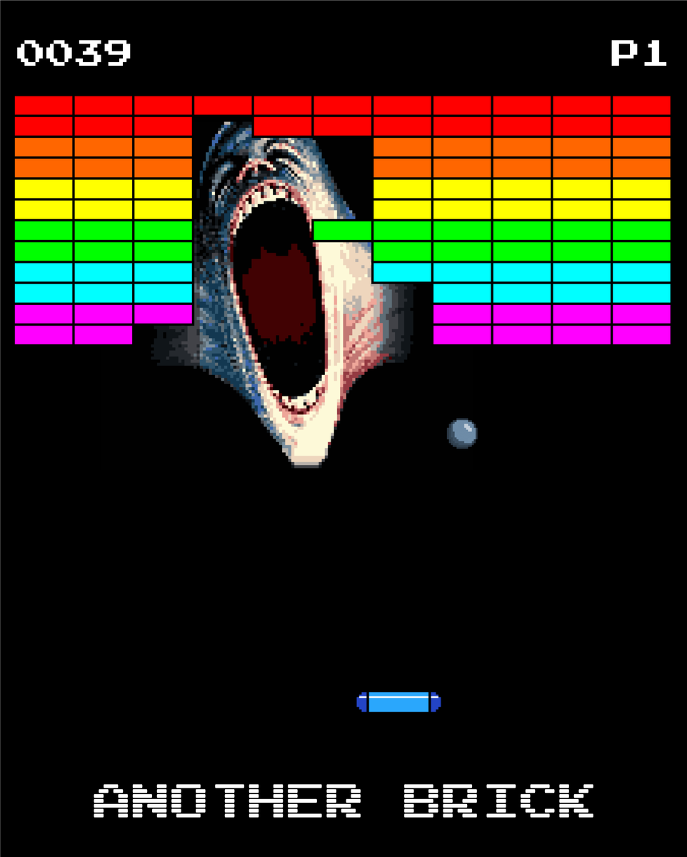 nerditystore's tweet photo. What happens when you mix the classic #videogame #breakout with #pinkfloyd ? Another Brick in the Wall - our exclusive T-shirt design only at Nerdity https://t.co/WkQvhGluH4 #thewall #retrogamer https://t.co/fyEDMBAfSY