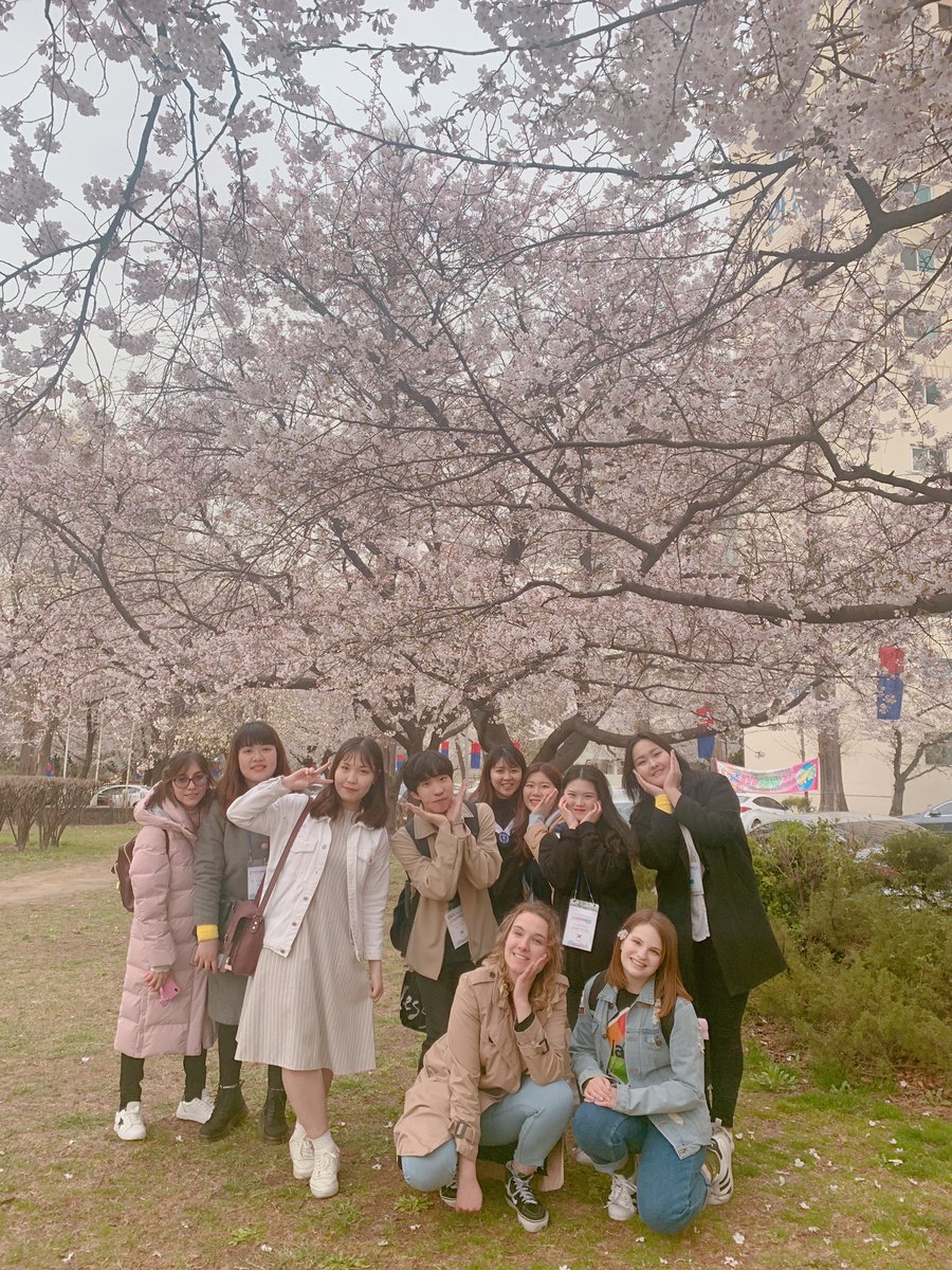 ChoeJeongwon's tweet photo. #GBTWiriting #selfie #CherryBlossom #spring
With my ISO members๐ https://t.co/rSgehd2gRT