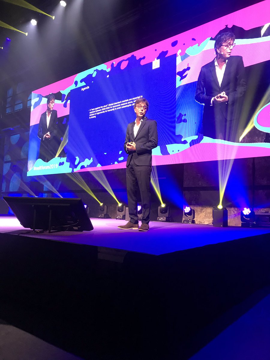 AnnelyZimmer's tweet photo. “Global cleantech markets are expected to explode between 2020-2050 by econimic reasons alone” Ron Bloemers
#meltforum2019 #cleantech #innovation #CleanEnergy https://t.co/W6rfntA9um