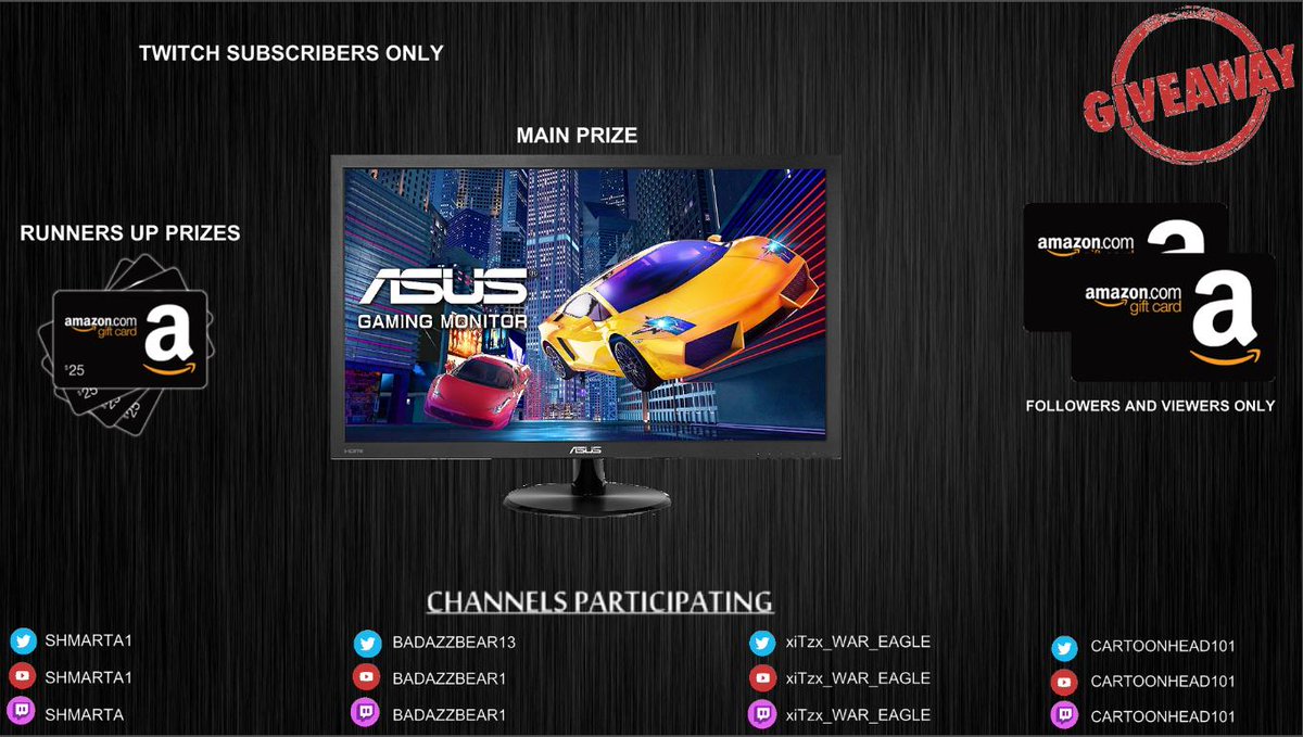 BadazzTV's tweet image. 3 weeks left to the giveaway. Make sure you dont miss out!!! I wlll be streaming tonight until either i start feeling unwell or rage too much lol #1togo