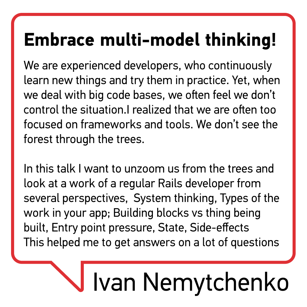 saintpruby's tweet photo. Our next SSS (superstar speaker) is @inem. Love his talks and self-made illustrations a lot, because they always so simple, but so profound. https://t.co/QCM5jXxAd9