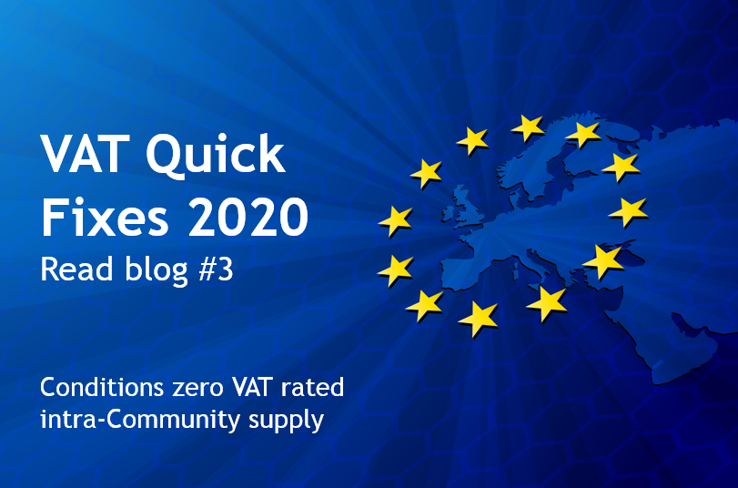 Pincvision's tweet photo. The third blog of Daniëlle about the VAT Quick Fixes 2020 is now available. Read here the blog about the conditions for applying the zero VAT rate to intra-Community supply of goods. #VAT #VATQuickFixes #Quickfix2020 https://t.co/UoJPT1siC2