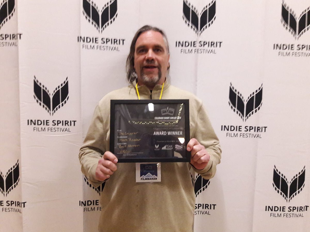 MarkRoederActs's tweet photo. #TheCrippler Won #BestHorror at the #ColoradoShortCircuitFilmFestival!  Thank you! https://t.co/m2UC1rseKB https://t.co/1l61vc1ar3