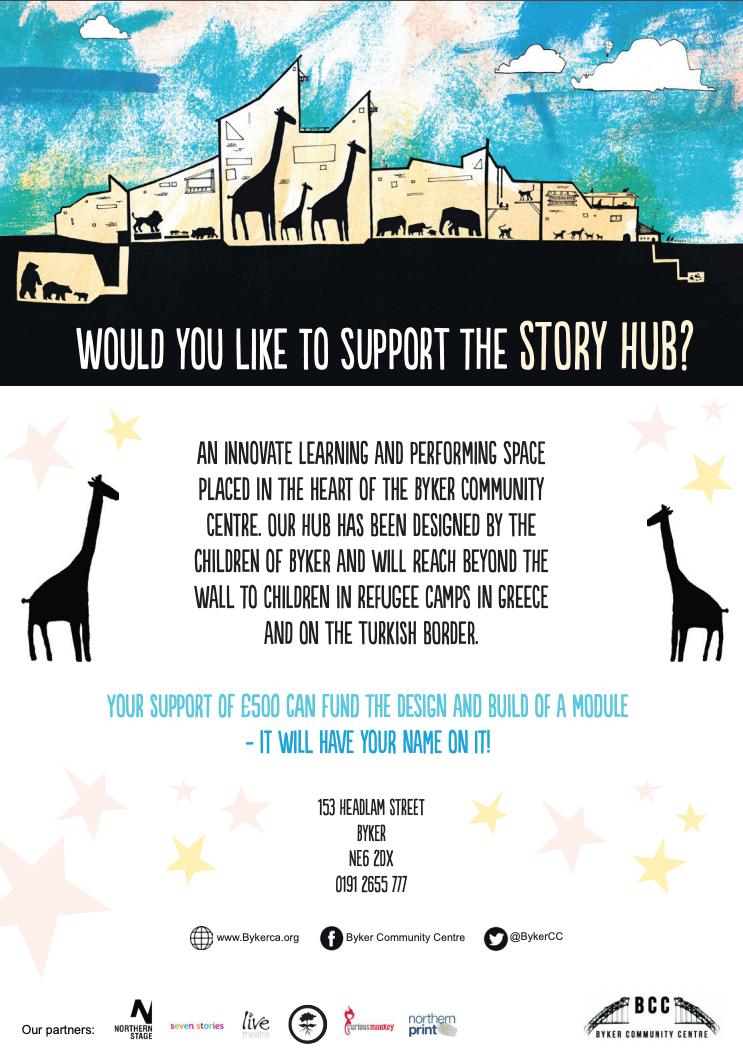 The children of Byker designed a creative innovative space for everyone to enjoy. We are building it in partnership with <a href="/northernstage/">Northern Stage</a> <a href="/LiveTheatre/">Live Theatre</a> <a href="/7Stories/">Seven Stories</a> @RAW_newcastle <a href="/curiousmonkey_/">curious monkey</a> The Wood Yard @RasklDesign to deliver pure magic. Can you or someone you know help?