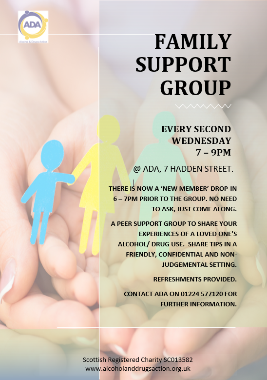 AlcDrugsAction's tweet photo. Our Family Support Group diary for the next few months. Every 2nd Wednesday at 7 Hadden Street, 7-9pm. #enablerecovery #harmreduction https://t.co/Jz1J2GpNVL