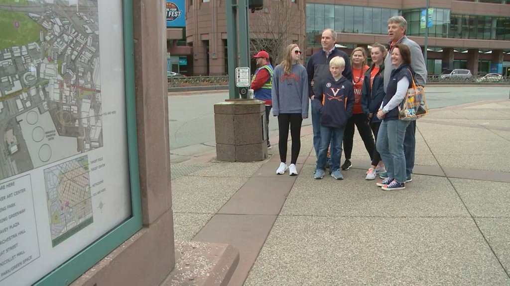 kare11's tweet photo. Fans say Minneapolis lives up to Final Four expectations https://t.co/Y9HrD8AUvc https://t.co/egPUJhvUI7