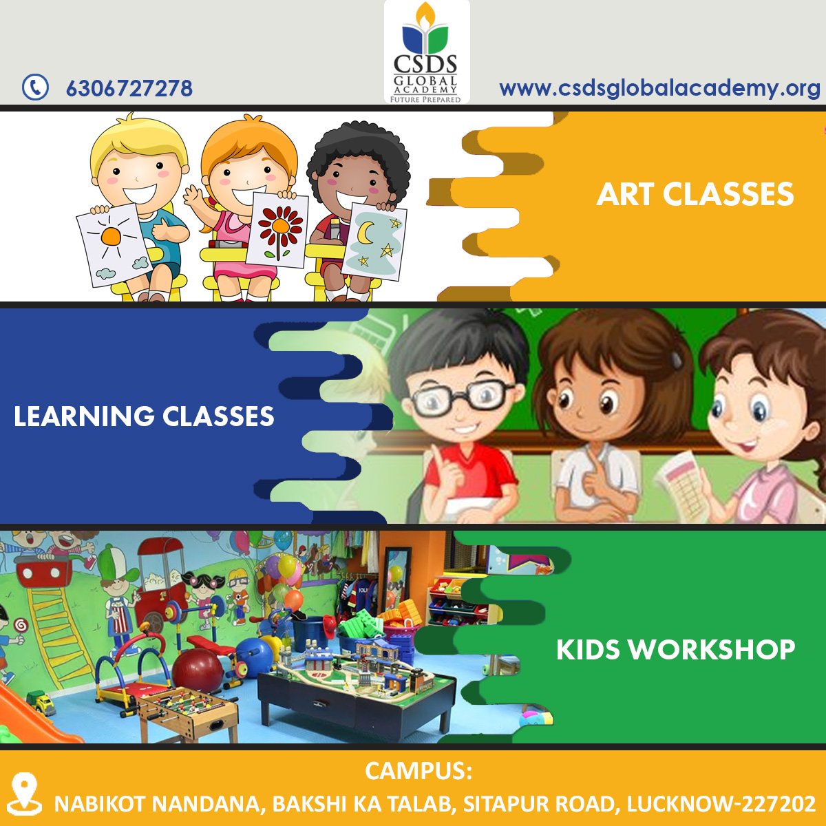 Our Teacher provides a loving and encouraging environment where your child can learn to develop through hands-on activities.

Admissions Open for Class
Nursery - 3rd
Contact No:- +91 6306727278
Visit: csdsglobalacademy.org
#InternationalSchool #InnovativeFacilities